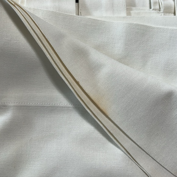 Pottery Barn Kids Tab Top Ivory Cotton Curtains - Picture 4 of 5